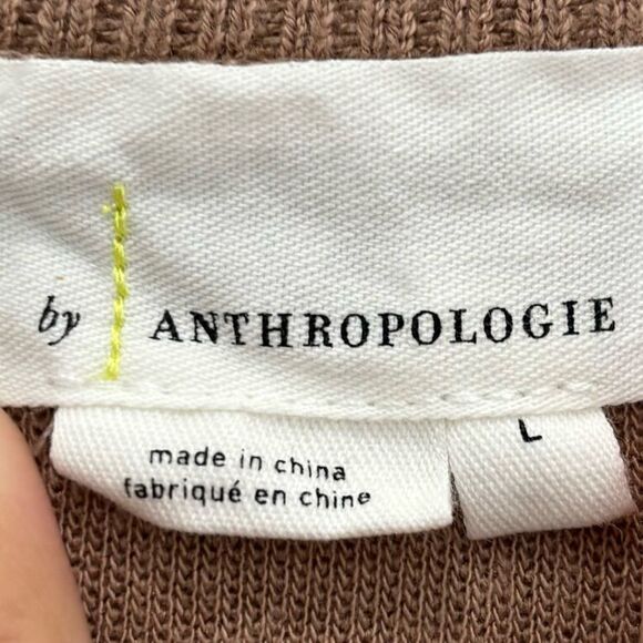 NEW Anthropologie Ruffled Layered Mock Neck Top Sweater - Picture 10 of 10